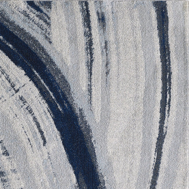 KAS Illusions 6219 Elements Ivory/Blue Rugs.