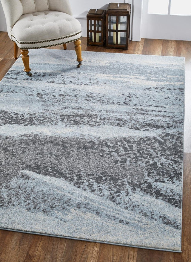 KAS Illusions 6221 Mist Blue/Grey Rugs.