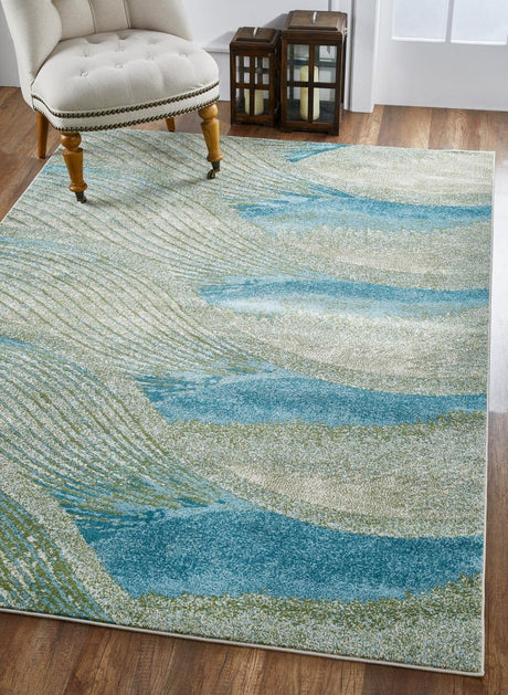 KAS Illusions 6222 Breeze Ocean Rugs.