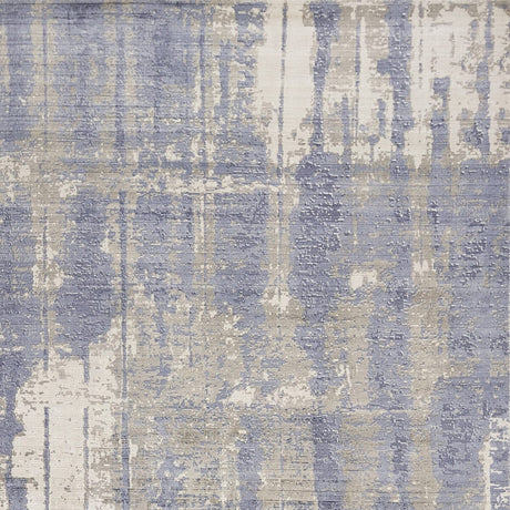KAS Indulge 0802 Drizzle Grey / Blue Rugs.