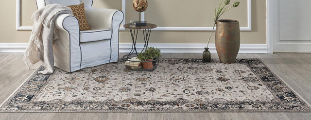KAS Inspire 7500 Empera Ivory/Grey Rugs.