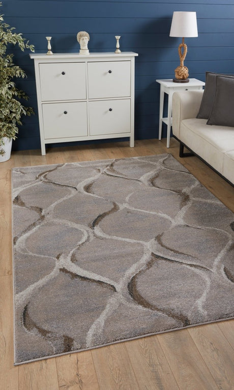 KAS Landscapes 5905 Groove Slate Rug.