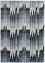 KAS Landscapes 5908 Pulse Blue Ivory Rugs.