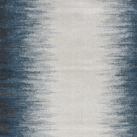 KAS Landscapes 5909 Ombre Ivory Blue Rugs.