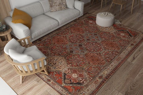 KAS London 4807 Panel Multi Rug.