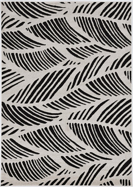 KAS Lucia 2770 Folia Black/White Rugs.