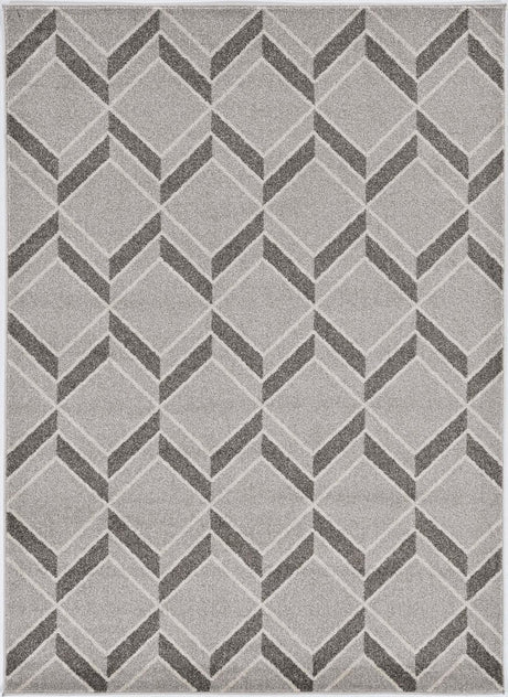 KAS Lucia 2772 Herringbone Grey Rugs.