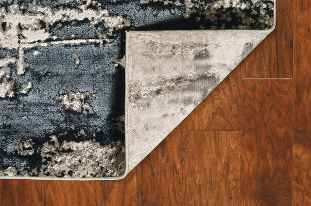 KAS Luna 7121 Eclipse Silver Charcoal Rugs.