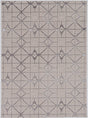 KAS Luna 7128 Elements Ivory/Silver Rugs.