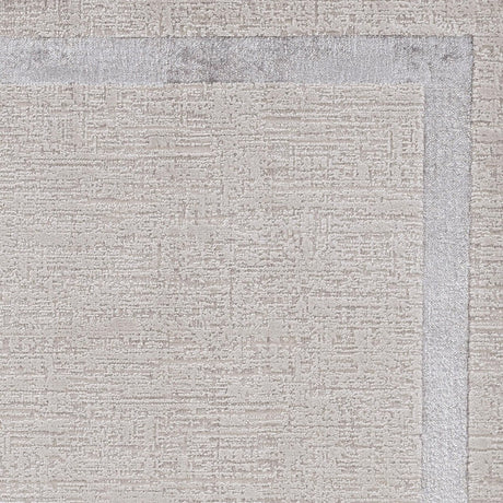 KAS Luna 7129 Border Ivory/Silver Rugs.