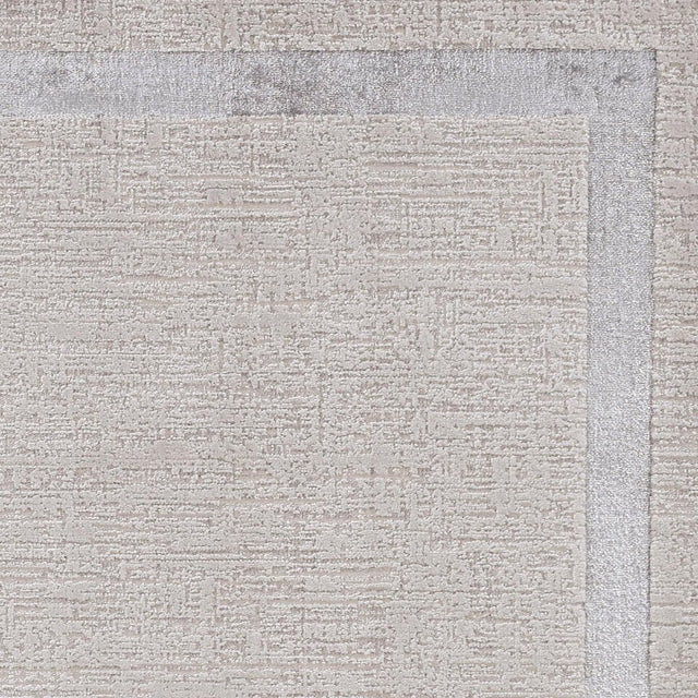 KAS Luna 7129 Border Ivory/Silver Rugs.