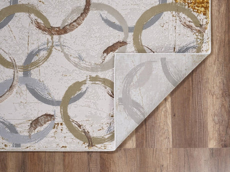 KAS Luna 7137 White Birch Rugs.