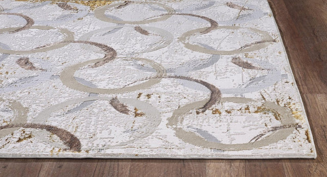 KAS Luna 7137 White Birch Rugs.