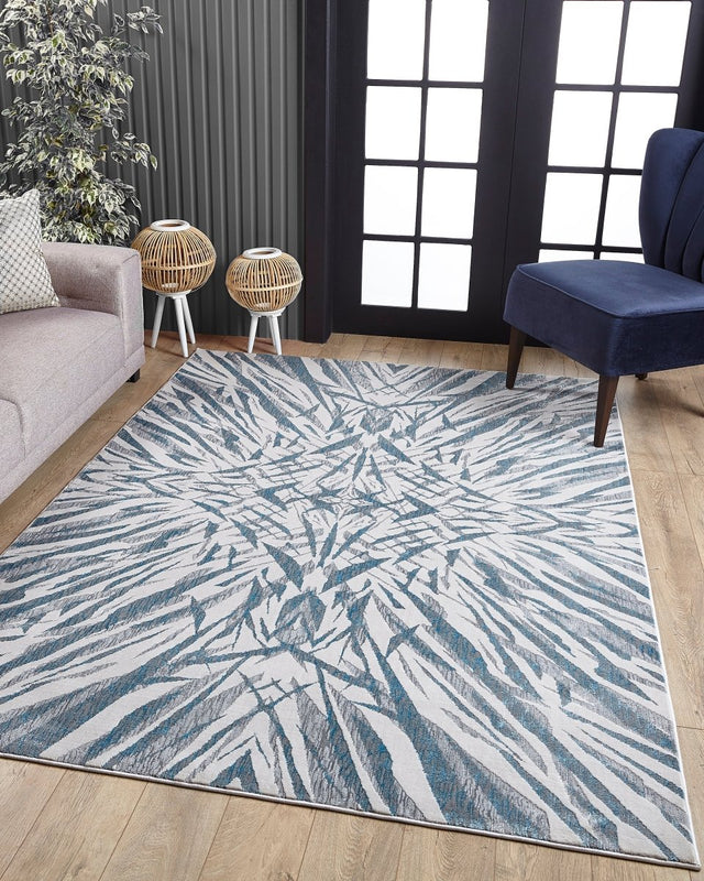 KAS Luna 7144 Watercolors Gold/Grey Rug.