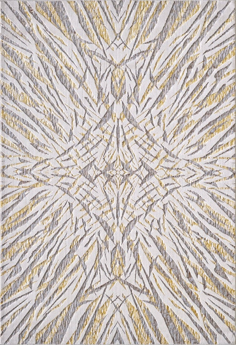 KAS Luna 7146 Illusions Ivory/Gold Rug.