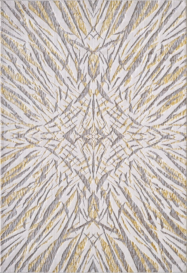 KAS Luna 7146 Illusions Ivory/Gold Rug.