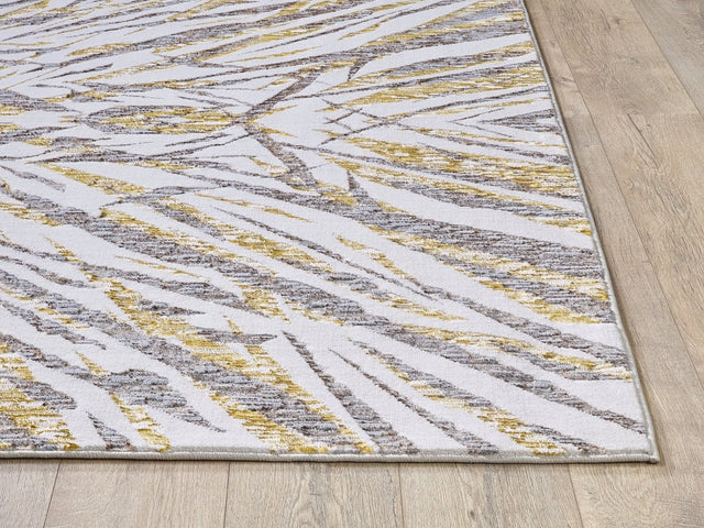 KAS Luna 7146 Illusions Ivory/Gold Rug.