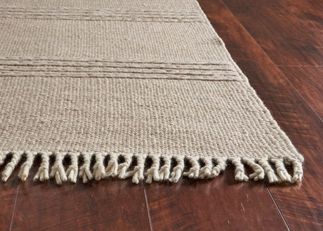 KAS Maui 1340 Cable Knit Natural Rugs.