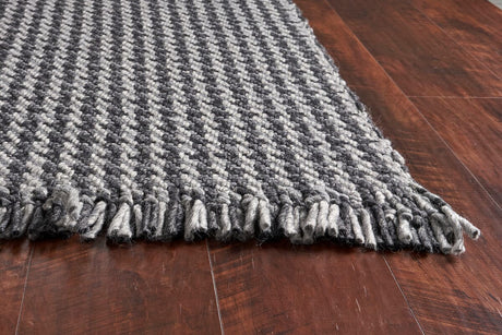KAS Maui 1341 Houndstooth Grey Rugs.