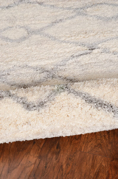 KAS Merino 6700 London Ivory / Grey Rugs.