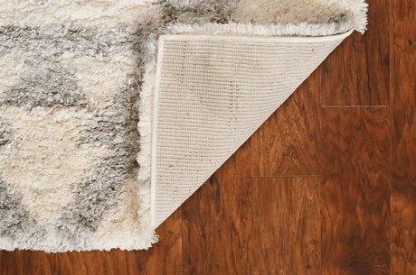 KAS Merino 6701 Southern Ivory / Grey Rugs.