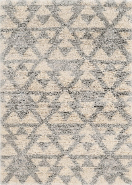 KAS Merino 6701 Southern Ivory / Grey Rugs.