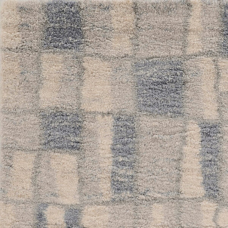 KAS Merino 6702 Cityscape Ivory / Blue Rugs.