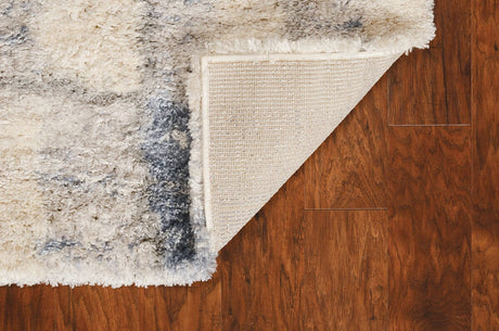 KAS Merino 6702 Cityscape Ivory / Blue Rugs.