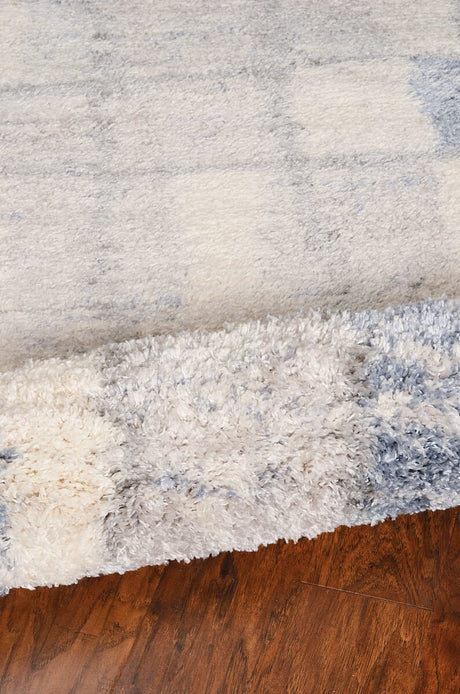 KAS Merino 6702 Cityscape Ivory / Blue Rugs.