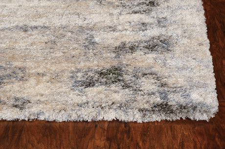 KAS Merino 6704 Palette Ivory / Blue Rugs.