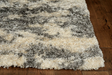 KAS Merino 6713 Silhouette Ivory/Grey Rug.