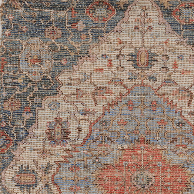 KAS Morris 2223 Gramercy Blue / Red Rugs.