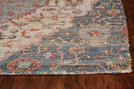 KAS Morris 2223 Gramercy Blue / Red Rugs.