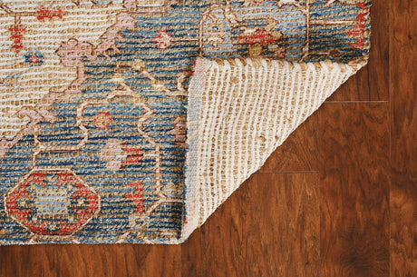 KAS Morris 2223 Gramercy Blue / Red Rugs.