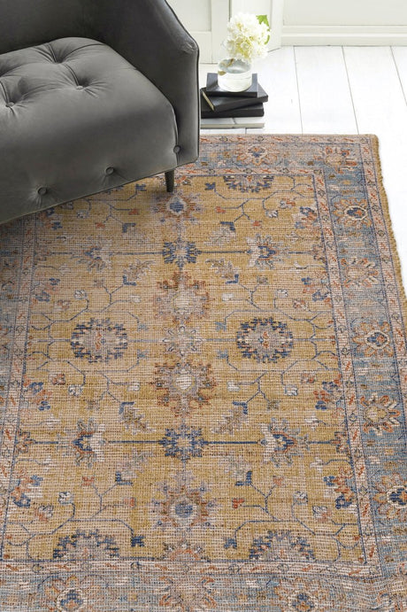 KAS Morris 2231 Karissa Gold/Lt Blue Rugs.