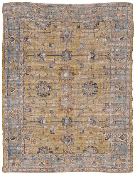 KAS Morris 2231 Karissa Gold/Lt Blue Rugs.