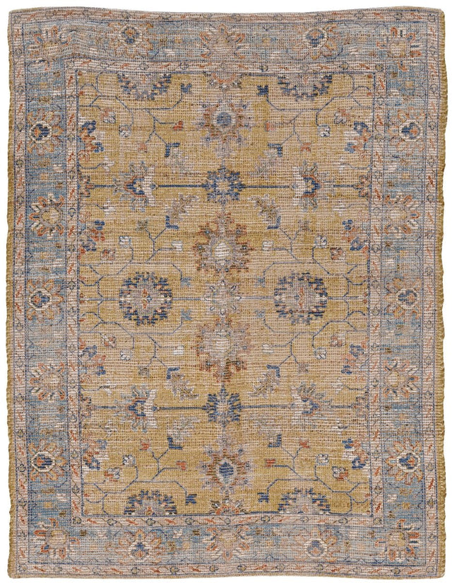 KAS Morris 2231 Karissa Gold/Lt Blue Rugs.