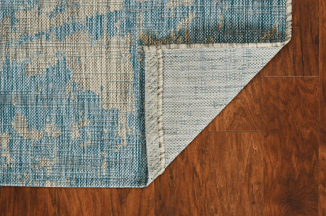 KAS Provo 5759 Strokes Teal Rugs.