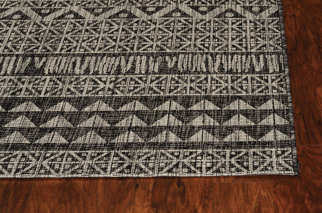 KAS Provo 5761 Tribe Charcoal Rugs - KAS - prv57612x3