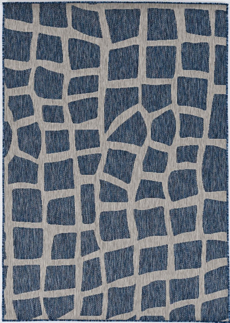 KAS Provo 5763 Bedrock Blue/Grey Rugs.