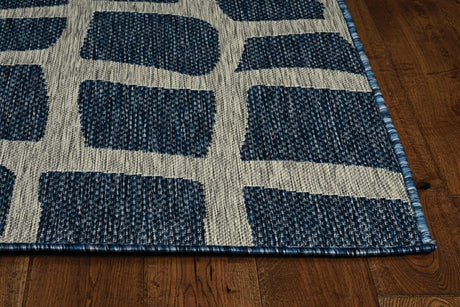 KAS Provo 5763 Bedrock Blue/Grey Rugs.