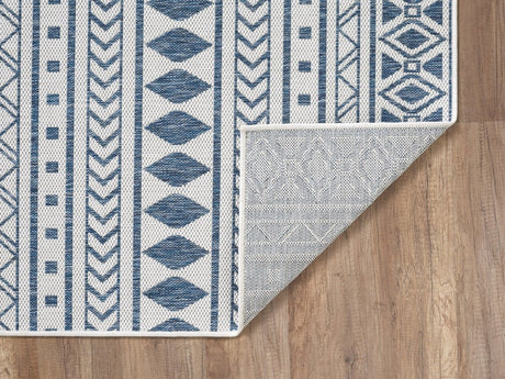 KAS Provo 5776 Natura Ivory/Blue Rugs.