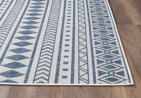 KAS Provo 5776 Natura Ivory/Blue Rugs.