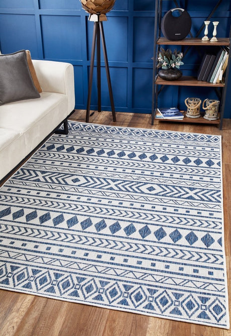 KAS Provo 5776 Natura Ivory/Blue Rugs.