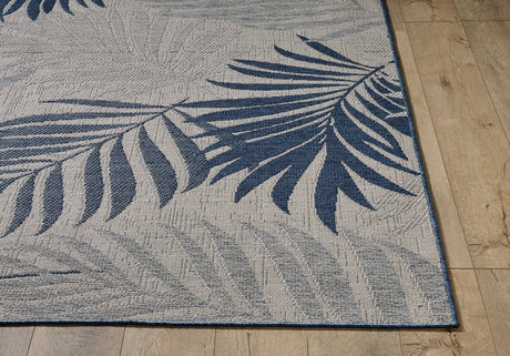 KAS Provo 5786 Palms Blue Rug.