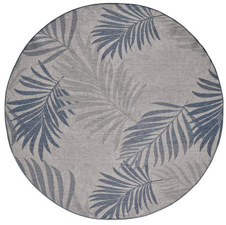 KAS Provo 5786 Palms Blue Rug.