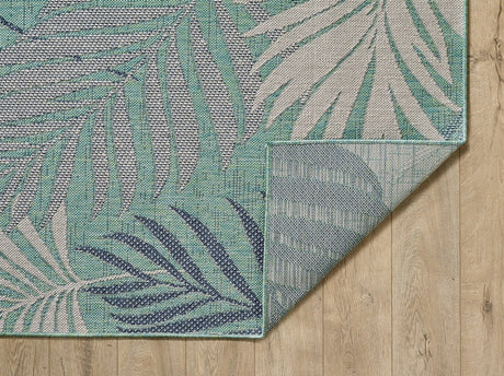 KAS Provo 5788 Palms Aqua Rug.