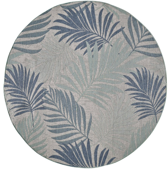 KAS Provo 5788 Palms Aqua Rug.