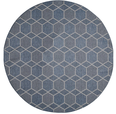 KAS Provo 5789 Geo Blue Rug - KAS - prv578927x311