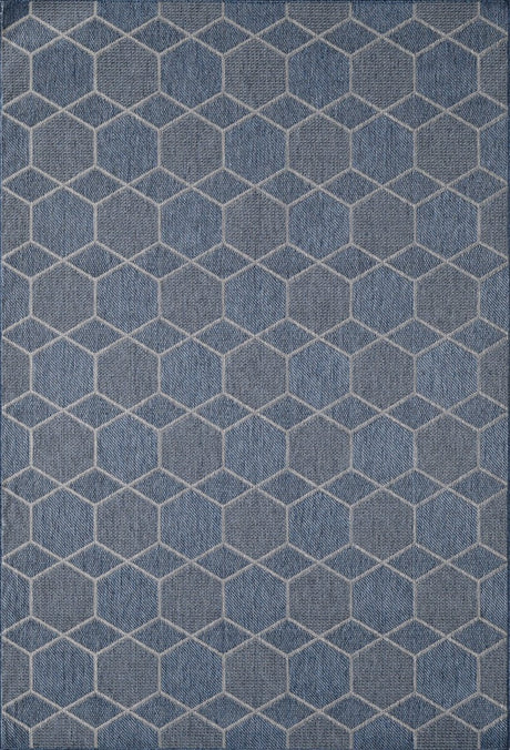 KAS Provo 5789 Geo Blue Rug - KAS - prv578927x311